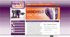 Desktop Screenshot of handyvacuums.com